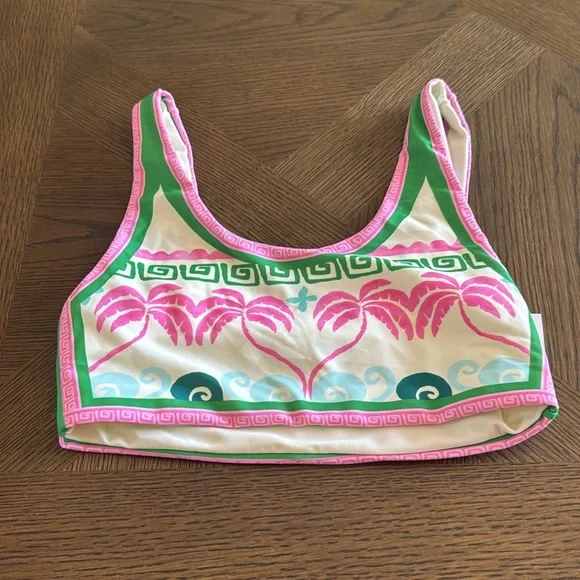 BEACH RIOT Francis Top Tropical Palm, Size Small, $98 - Picture 12 of 12